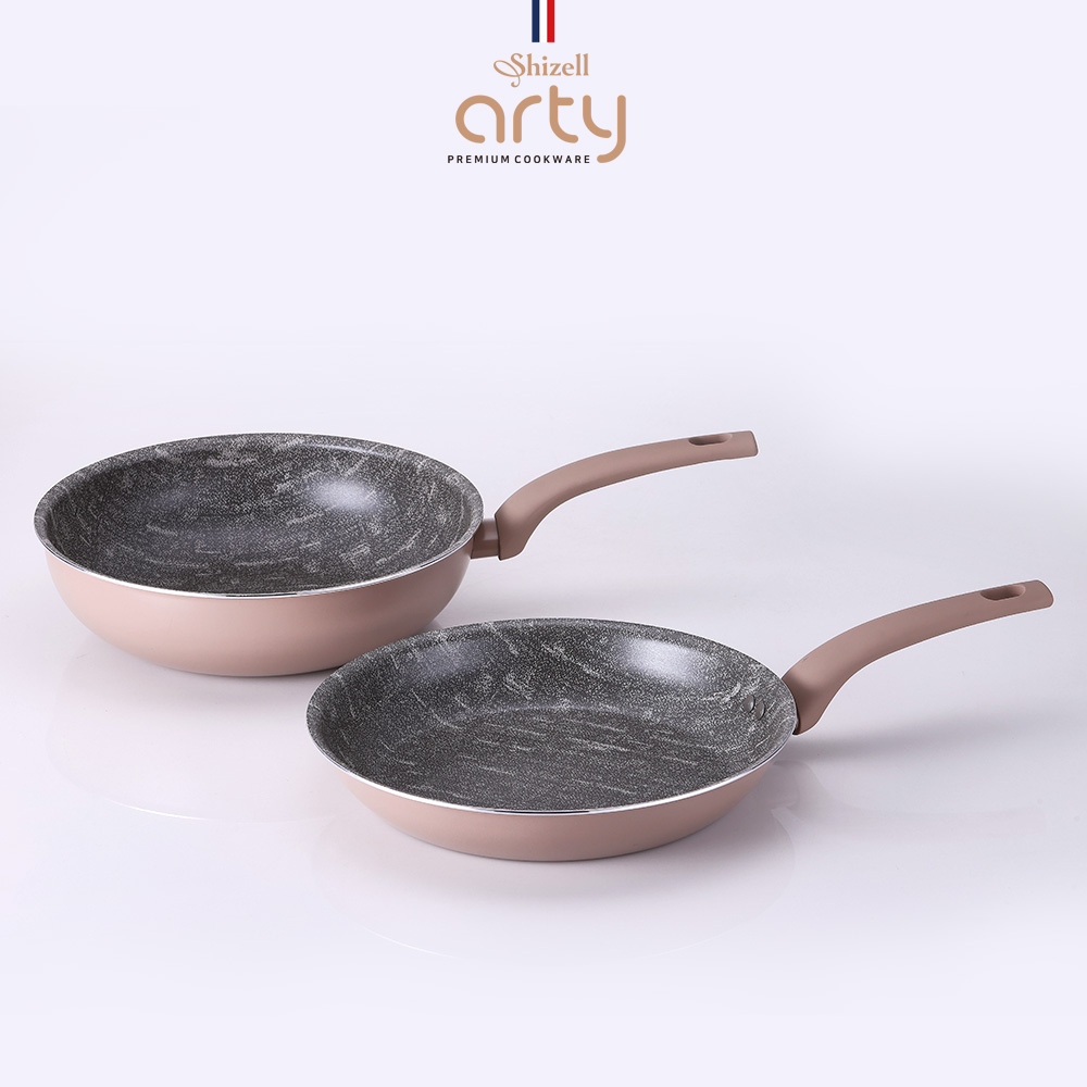 쉬젤 아티 패턴그라니 IH 프라이팬 2종세트A (프라이팬28cm / 궁중팬28cm)