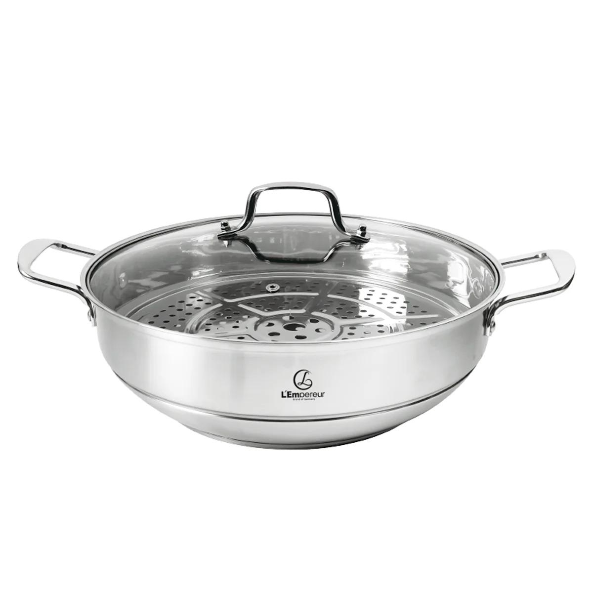 랑펠로 파티 전골 찜기 34cm