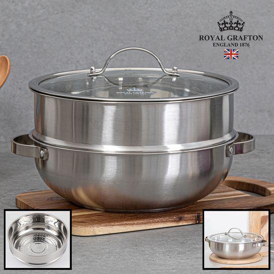 로얄 그래프톤 리썸 IH 2단 찜솥 28cm