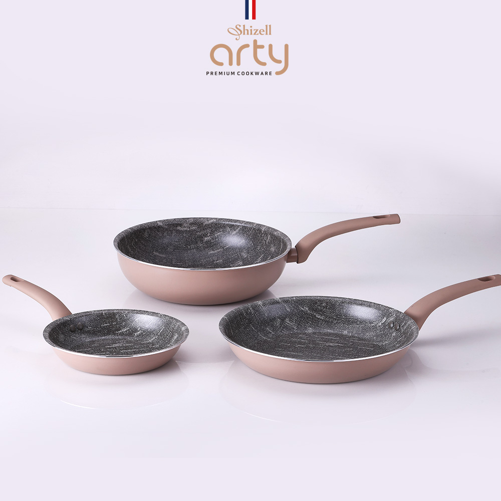 쉬젤 아티 패턴그라니 IH 프라이팬 3종세트A (프라이팬20,28cm / 궁중팬28cm)