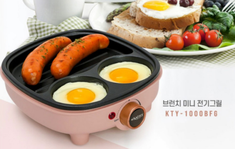 캣티 브런치 미니 전기 그릴
