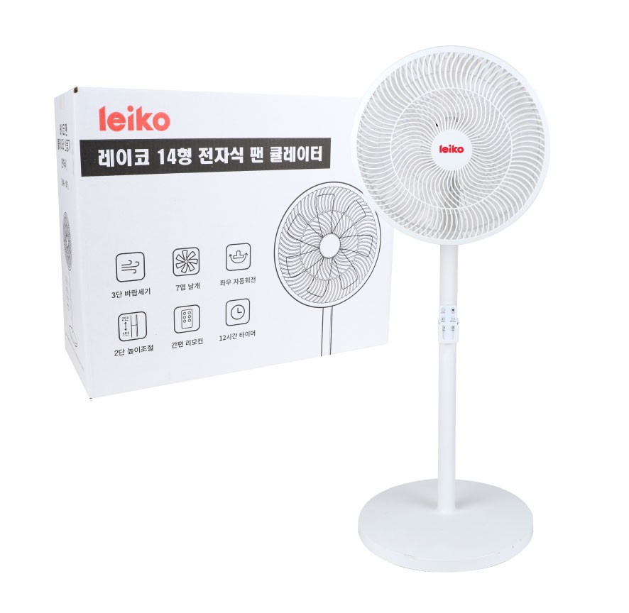 레이코 리모컨 전자식 팬큘레이터 14인치