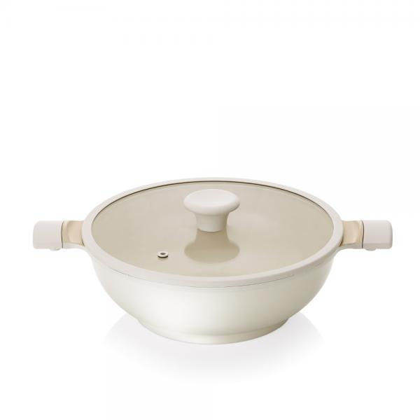 라체나 라온 IH 세라믹 향균 양수웍 26cm (아이보리)