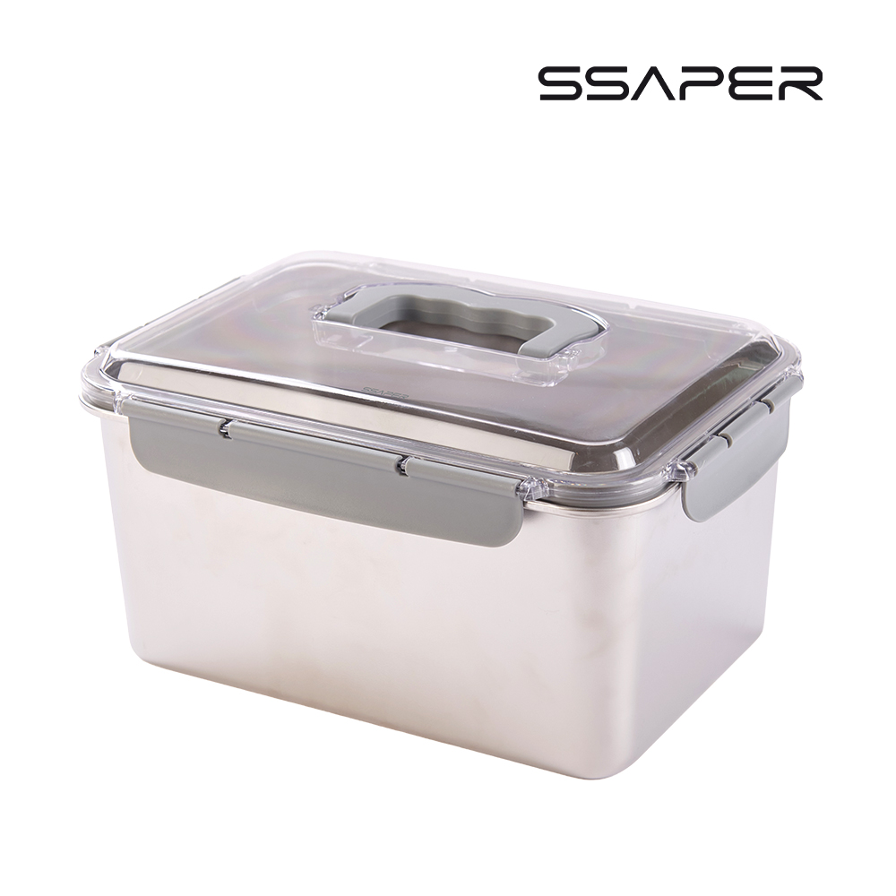 셰퍼 스텐 세이브 밀폐용기 직사각 7200ml