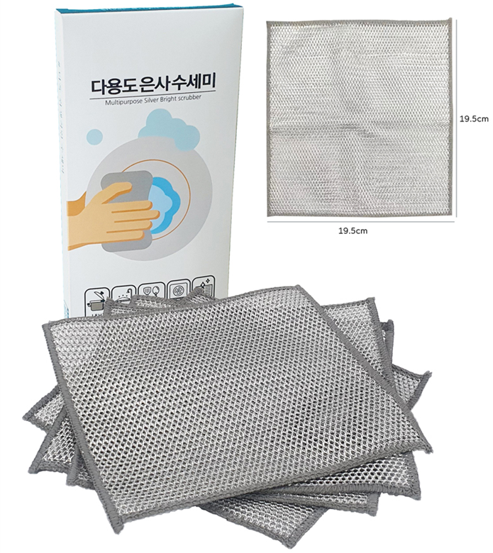 밀튼 다용도 은사 수세미 4P세트