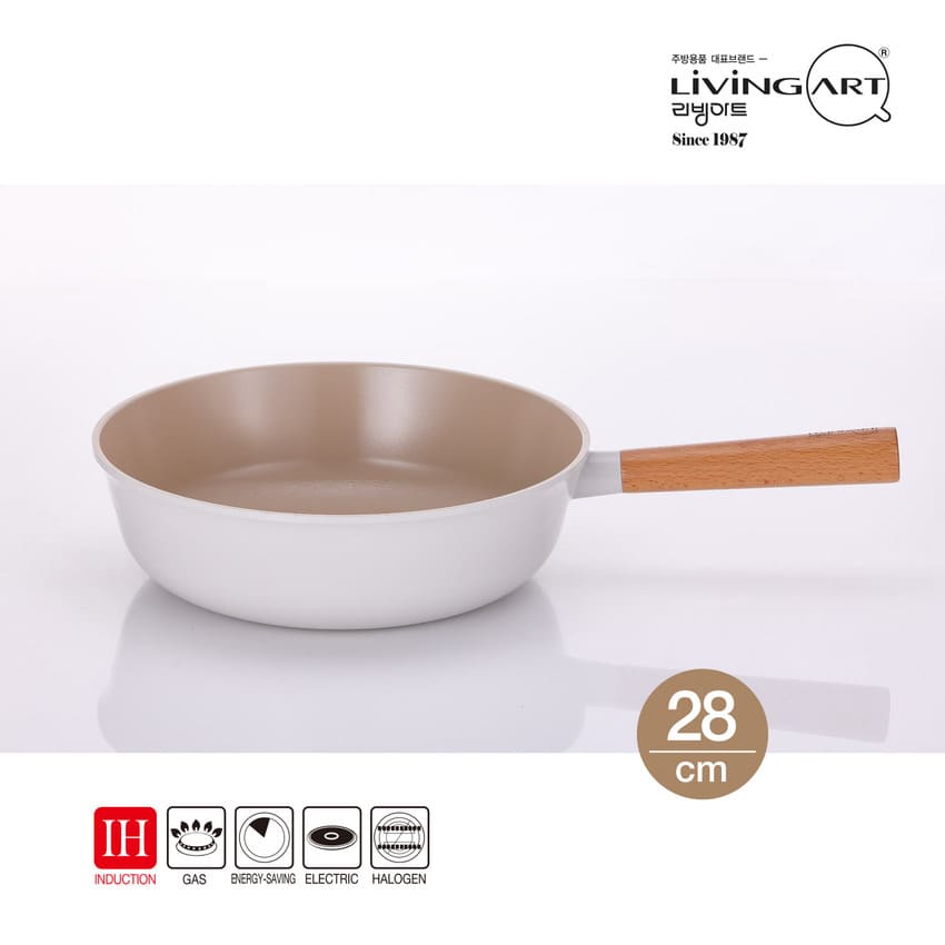 리빙아트 IH 세라믹 궁중팬 28cm