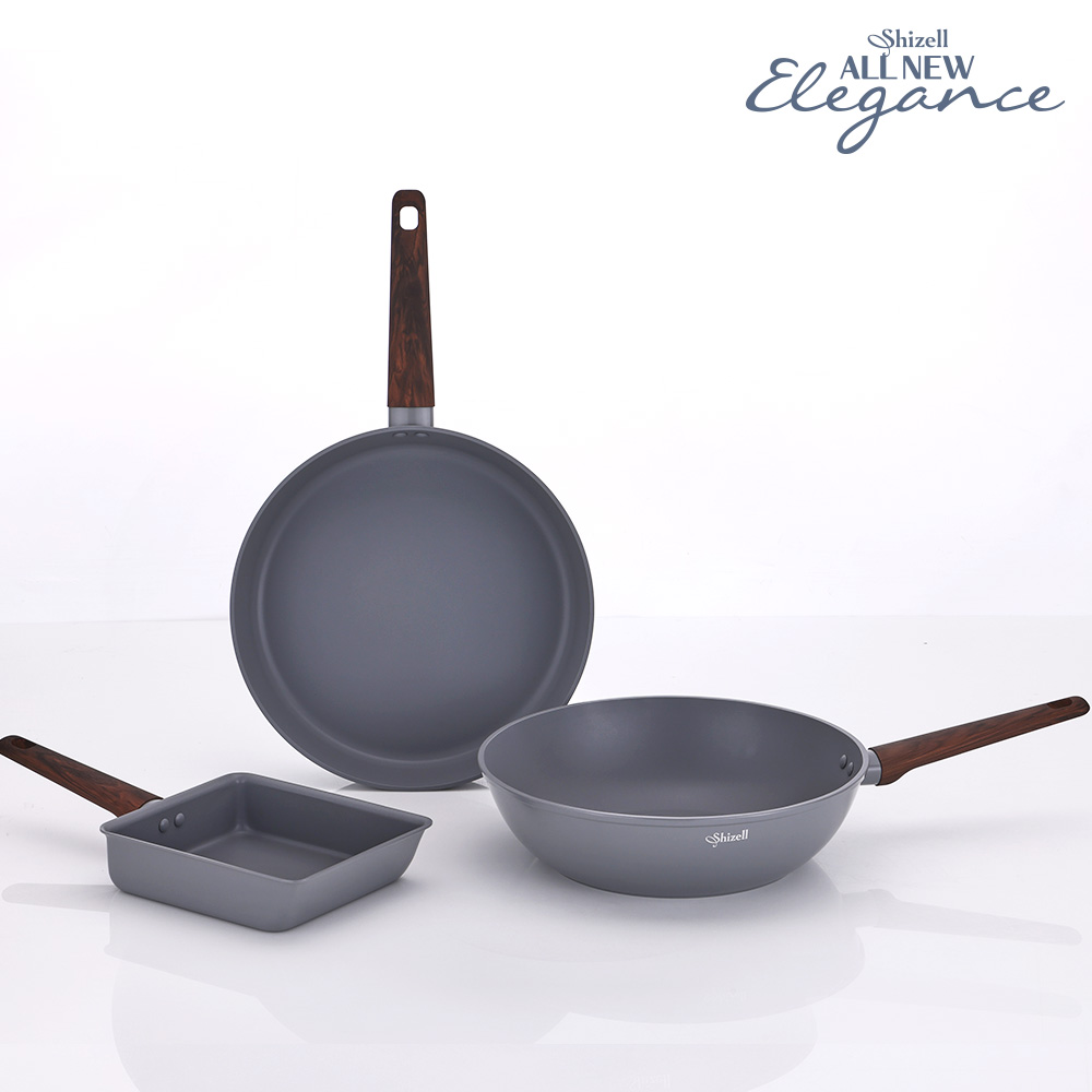 쉬젤 올뉴엘레강스 IH프라이팬3종A세트 _프라이팬28cm/궁중팬28cm/에그롤팬
